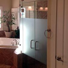 Shower door specialty glass 06 frameless etched dallas